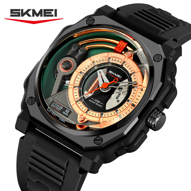 Skmei 2533 Quartz Square Reloj Hombre Outdoor