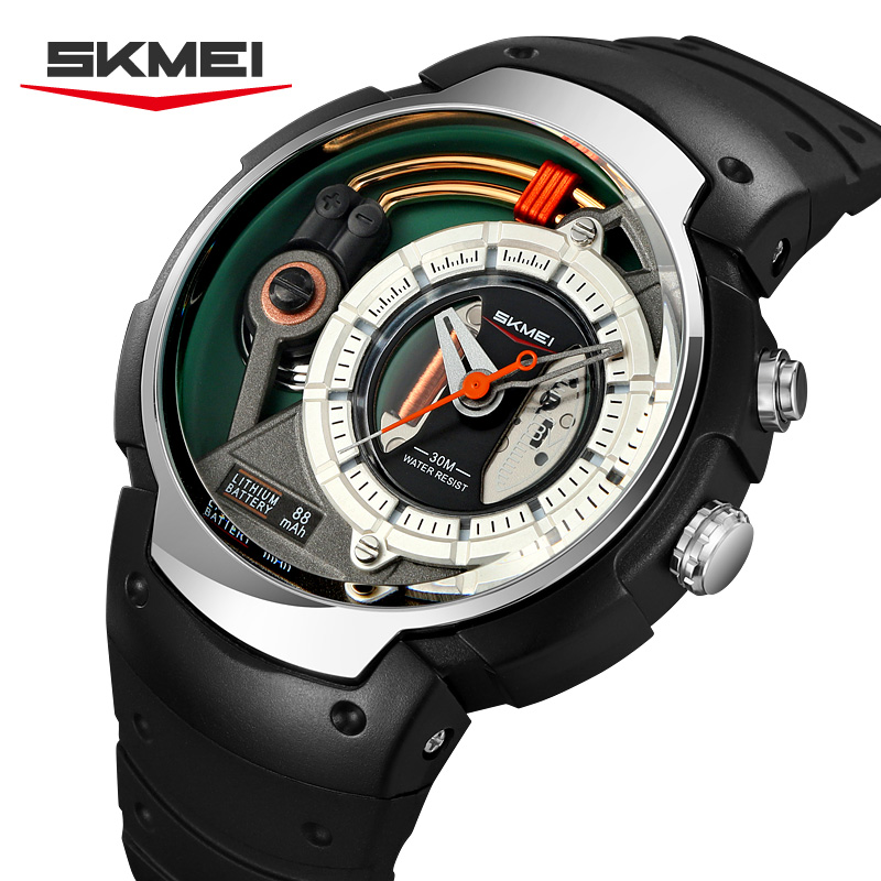 Skmei 2535 new design gents quartz watch water proof storage Casual quartz wrist watch