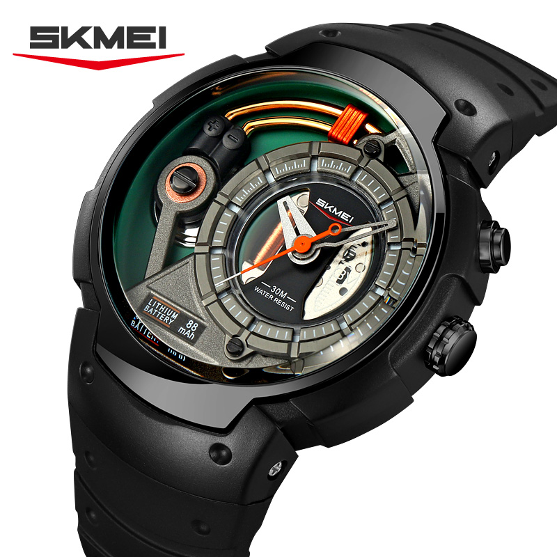 Skmei 2535 new design gents quartz watch water proof storage Casual quartz wrist watch
