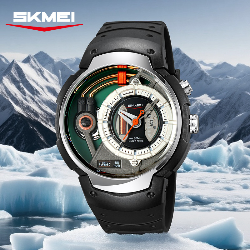 Skmei 2535 new design gents quartz watch water proof storage Casual quartz wrist watch