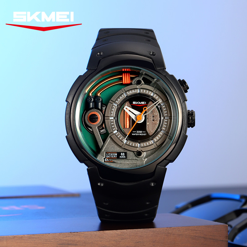 Skmei 2535 new design gents quartz watch water proof storage Casual quartz wrist watch