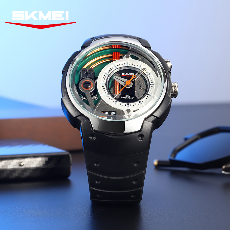 Skmei 2535 new design gents quartz watch water proof storage Casual quartz wrist watch