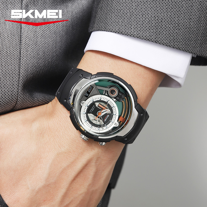 Skmei 2535 new design gents quartz watch water proof storage Casual quartz wrist watch