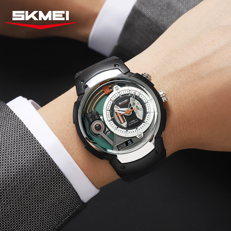 Skmei 2535 new design gents quartz watch water proof storage Casual quartz wrist watch