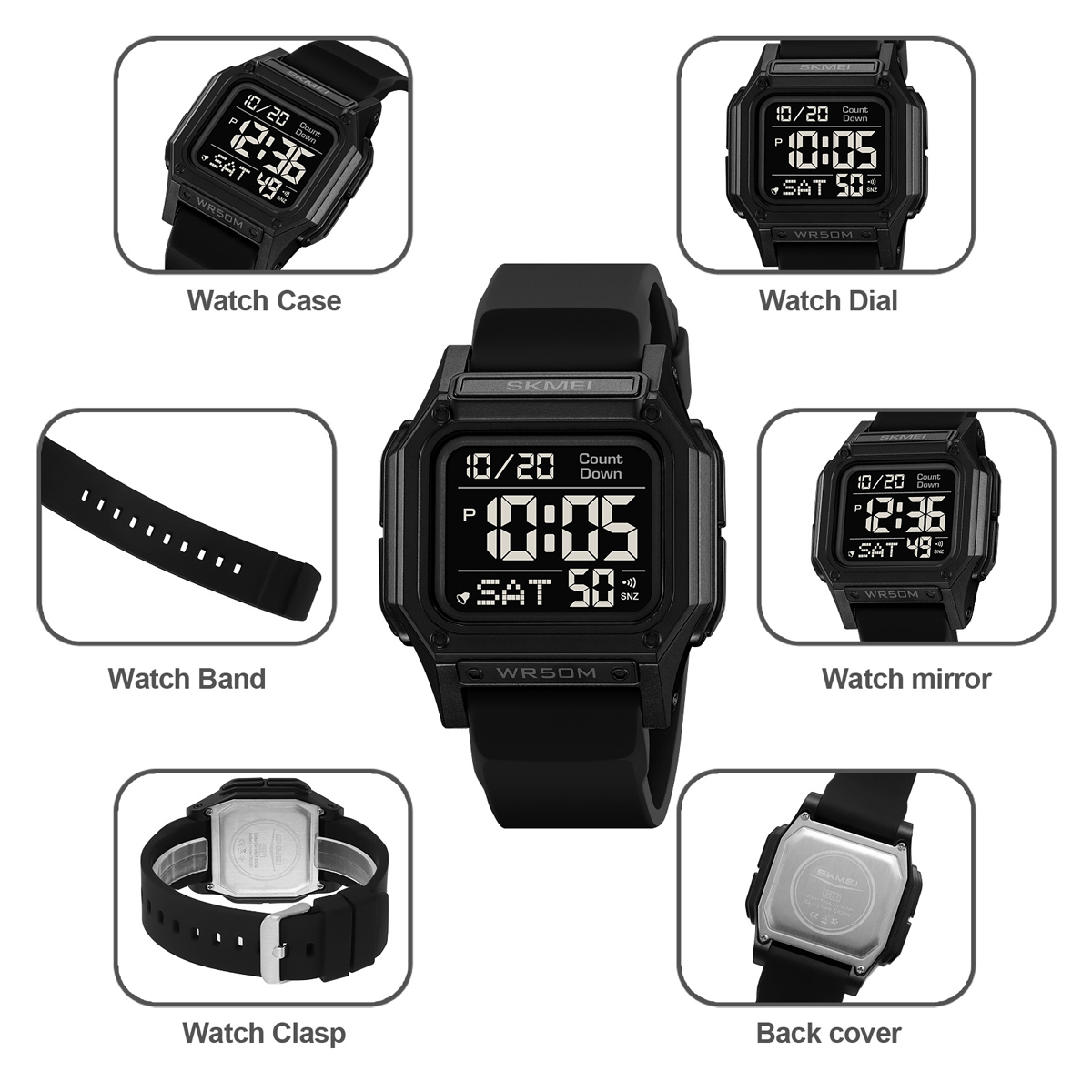 SKMEI 2537 Wholesale Digital Manufacturer Cheap Price Watch