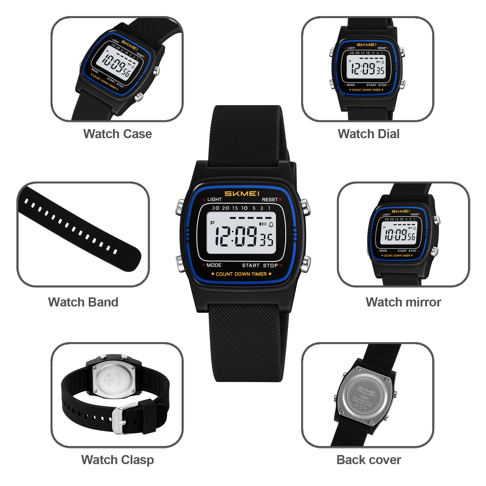 SKMEI 2540 student digital watch wholesale