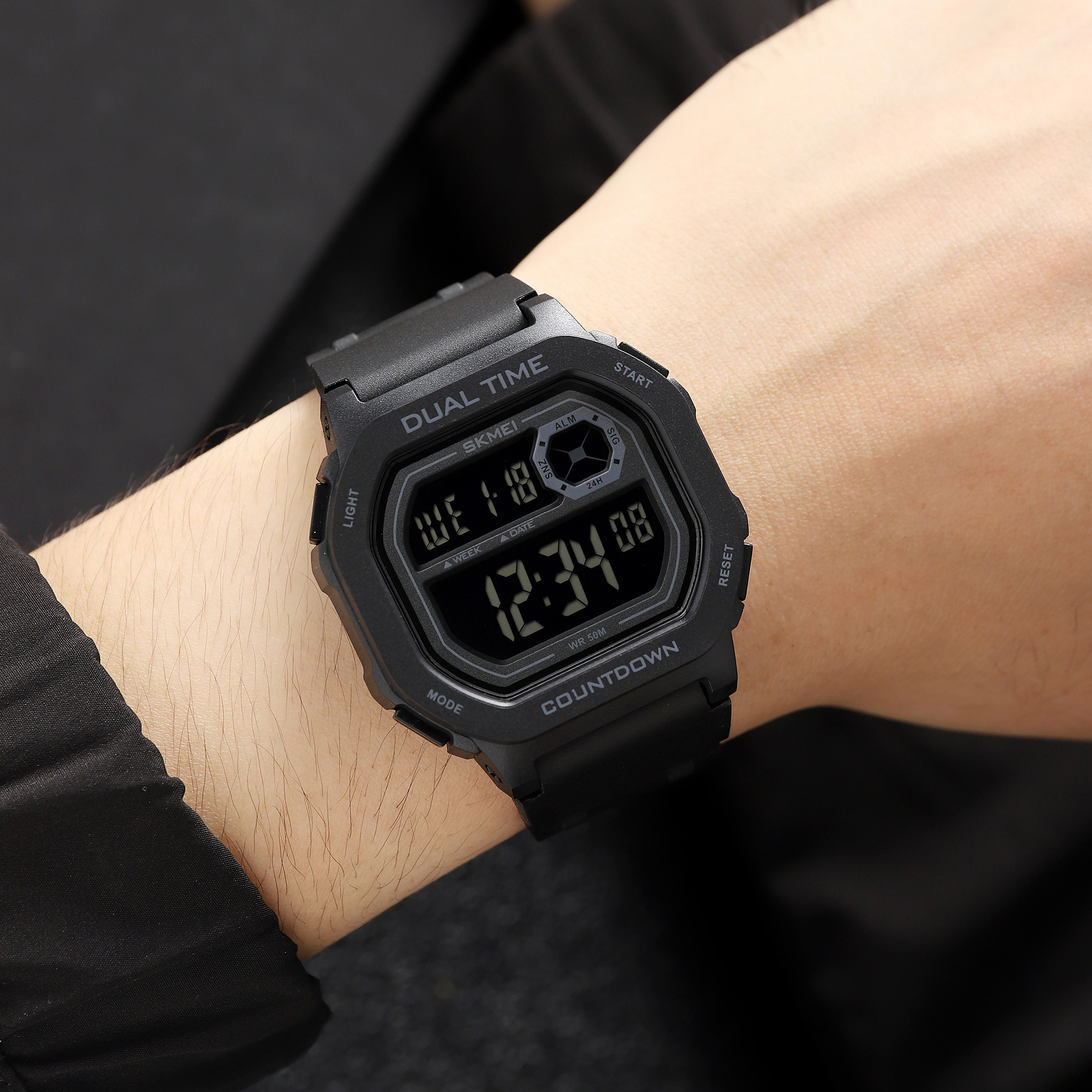 Skmei 2543 Dual Time Electronic Relojes Relogio Masculino