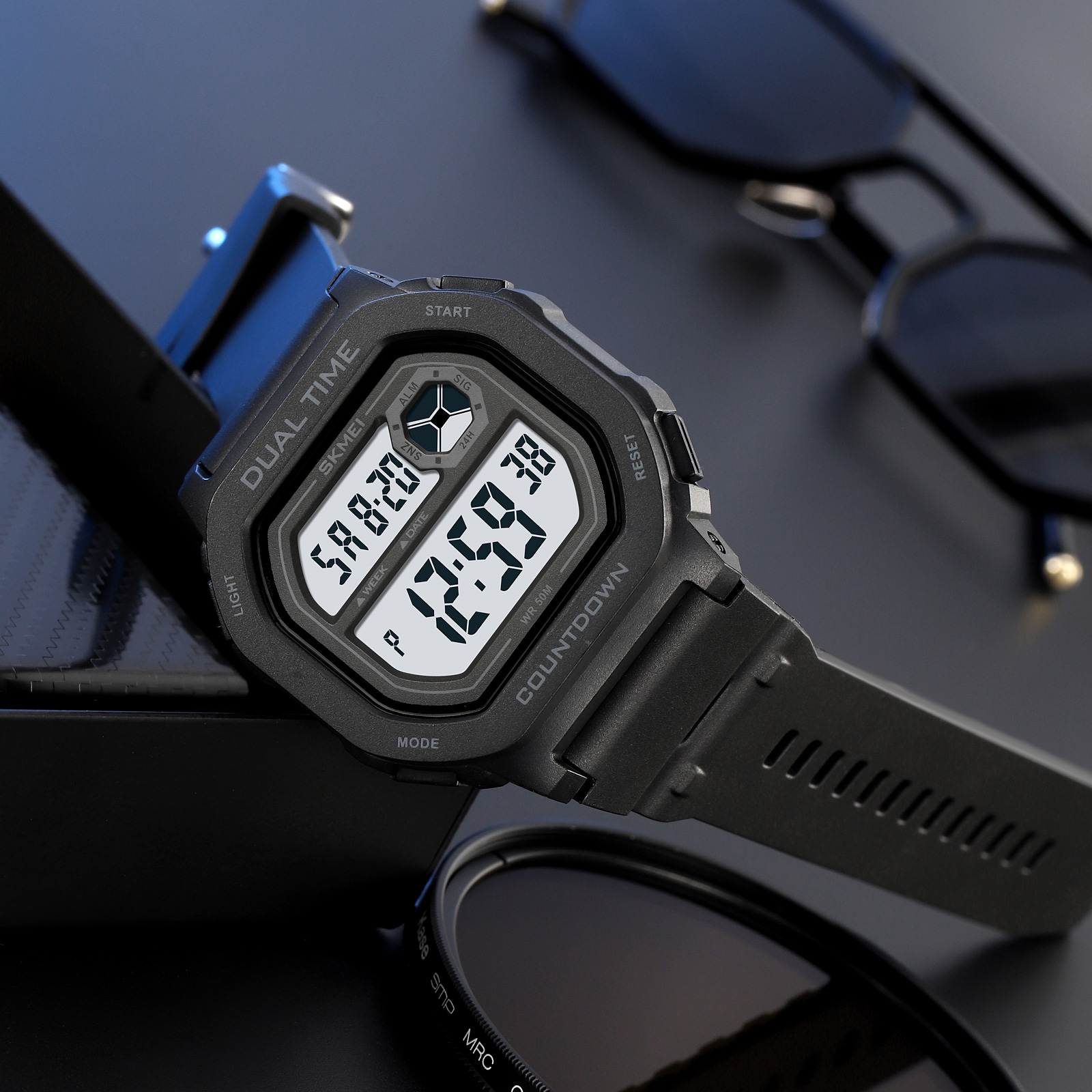 Skmei 2543 Dual Time Electronic Relojes Relogio Masculino