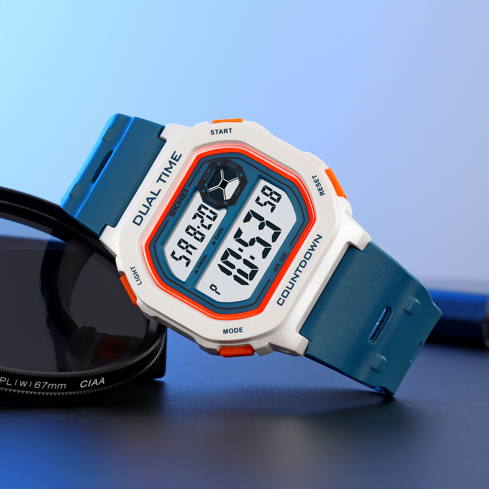 Skmei 2543 Dual Time Electronic Relojes Relogio Masculino