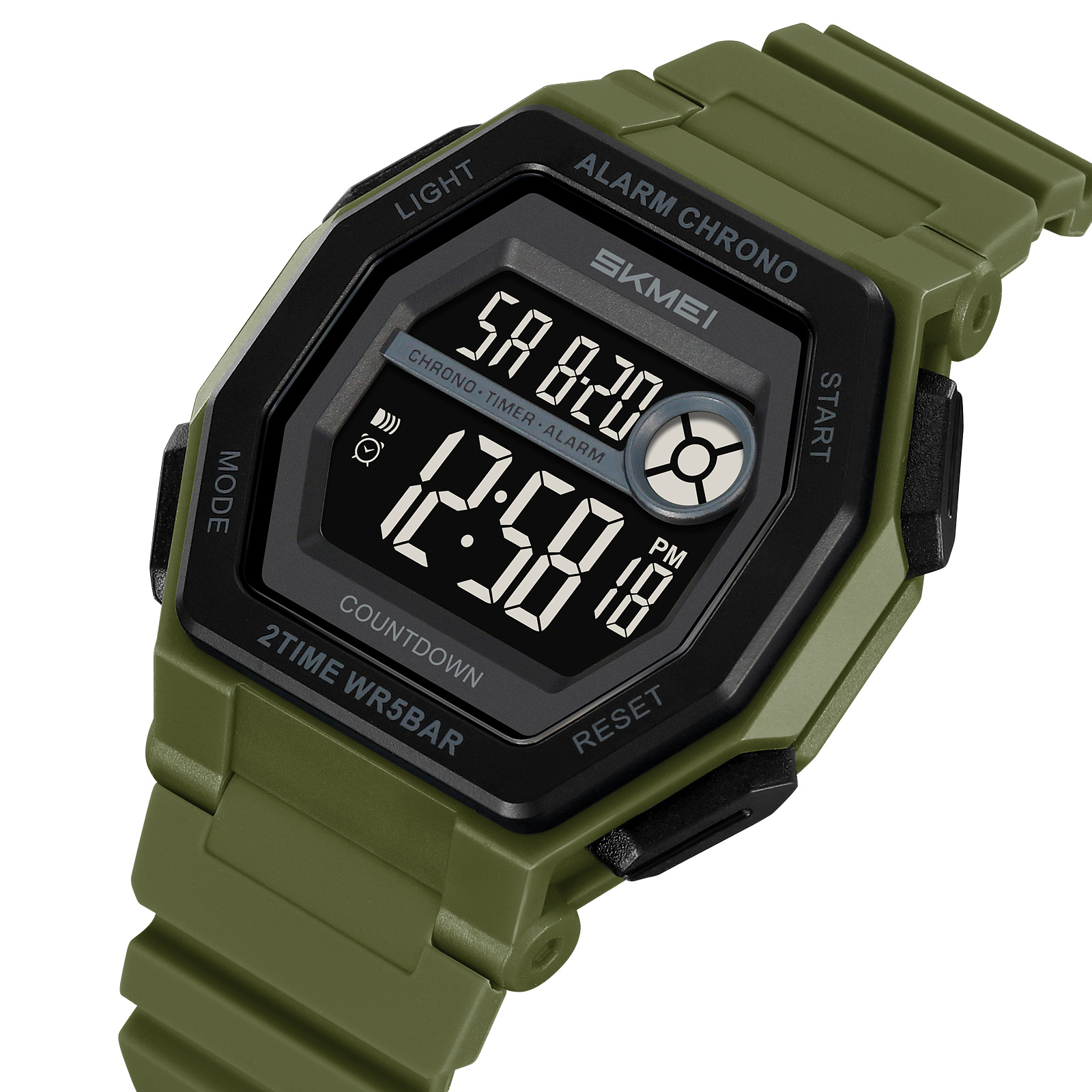 SKMEI 2552 Stylish OEM Man Digital Watch Water Proof Calender Concise Sports Watch Manufacturer