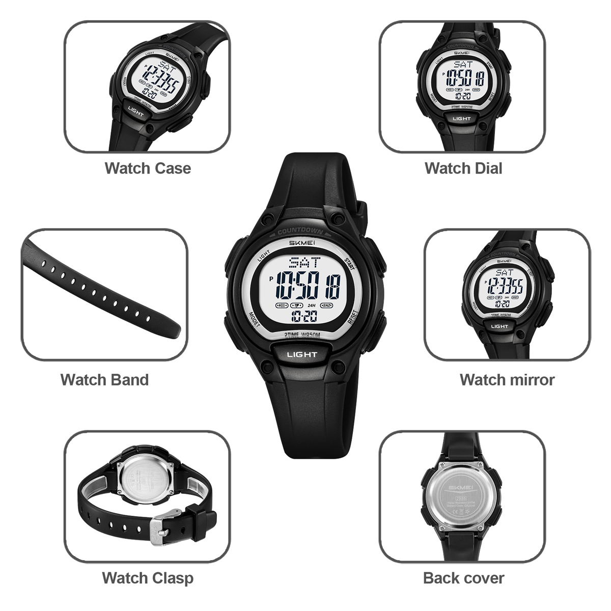 SKMEI 2555 Children Digital Watch