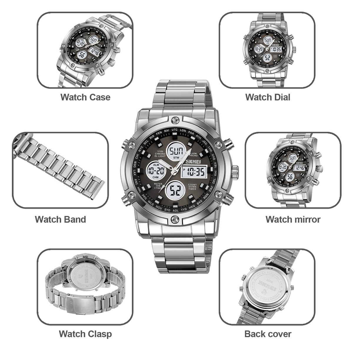 Skmei 2556 Branded Digital Watch 