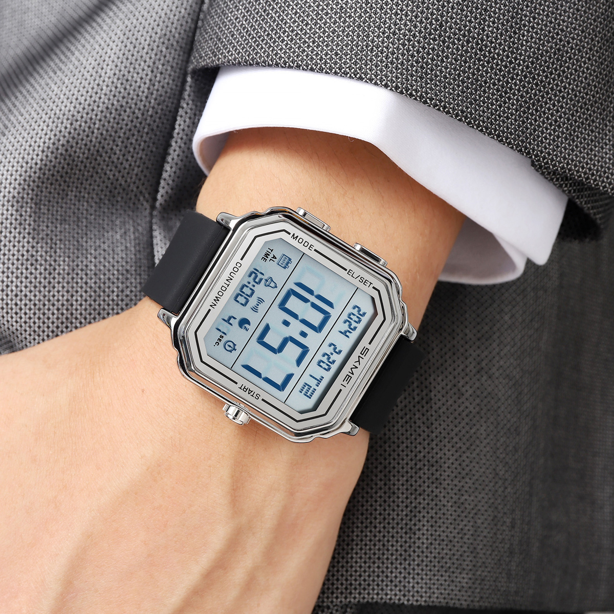SKMEI 2559 Fashion Simple Sport Watch Men Watches Waterproof Digital Watch