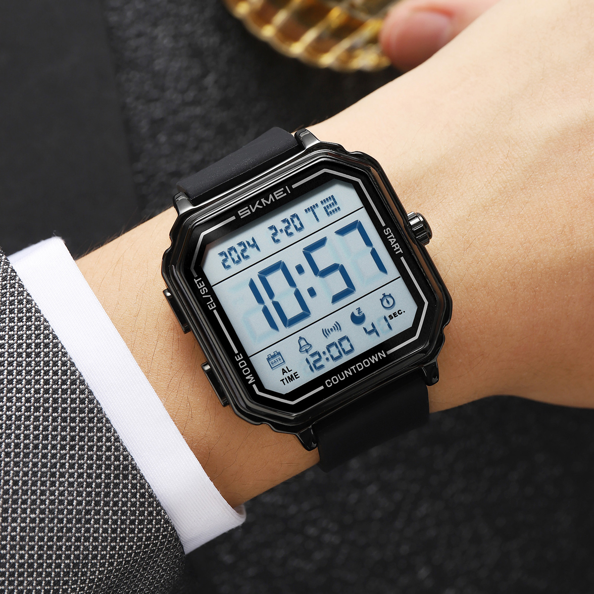 SKMEI 2559 Fashion Simple Sport Watch Men Watches Waterproof Digital Watch