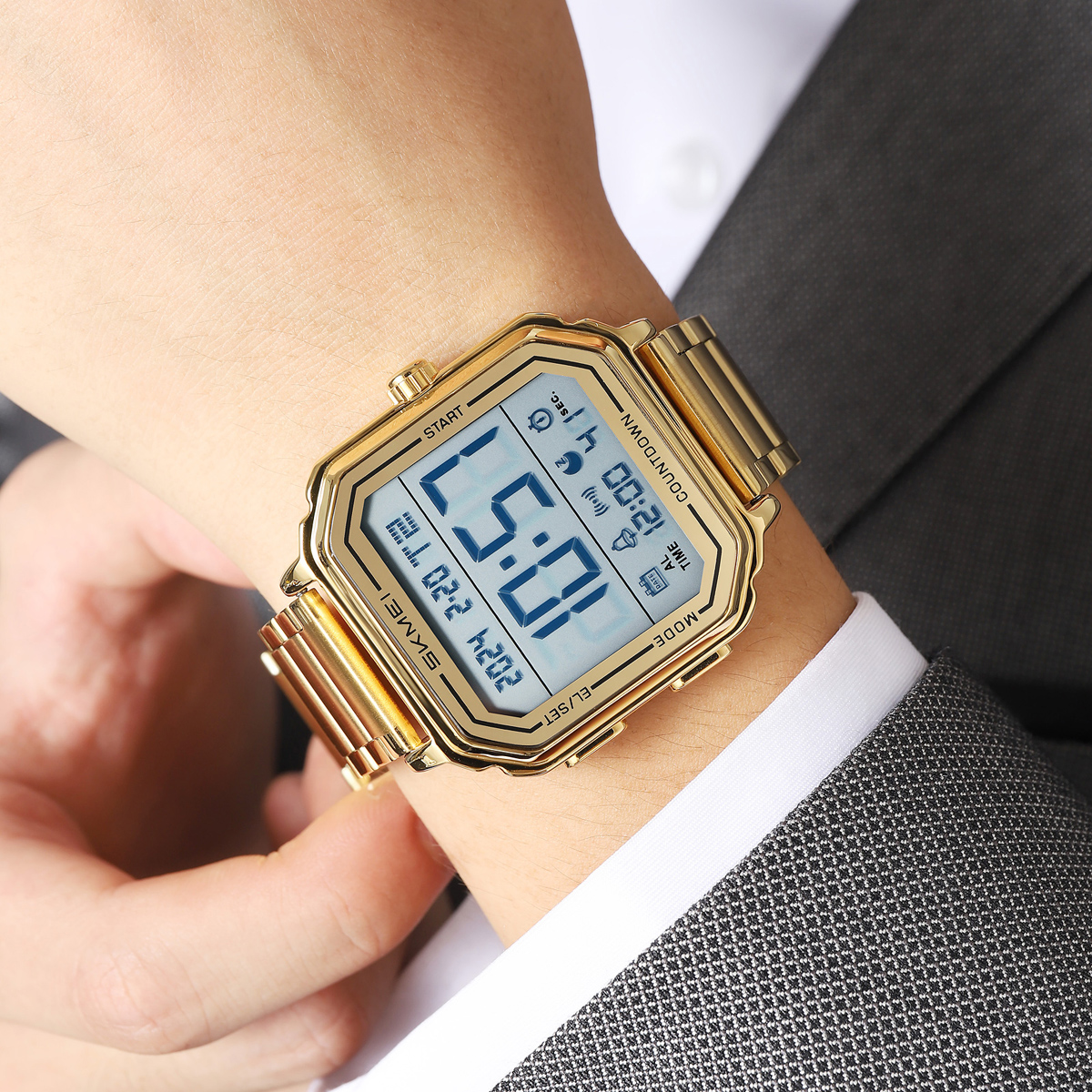 SKMEI 2559 Fashion Simple Sport Watch Men Watches Waterproof Digital Watch