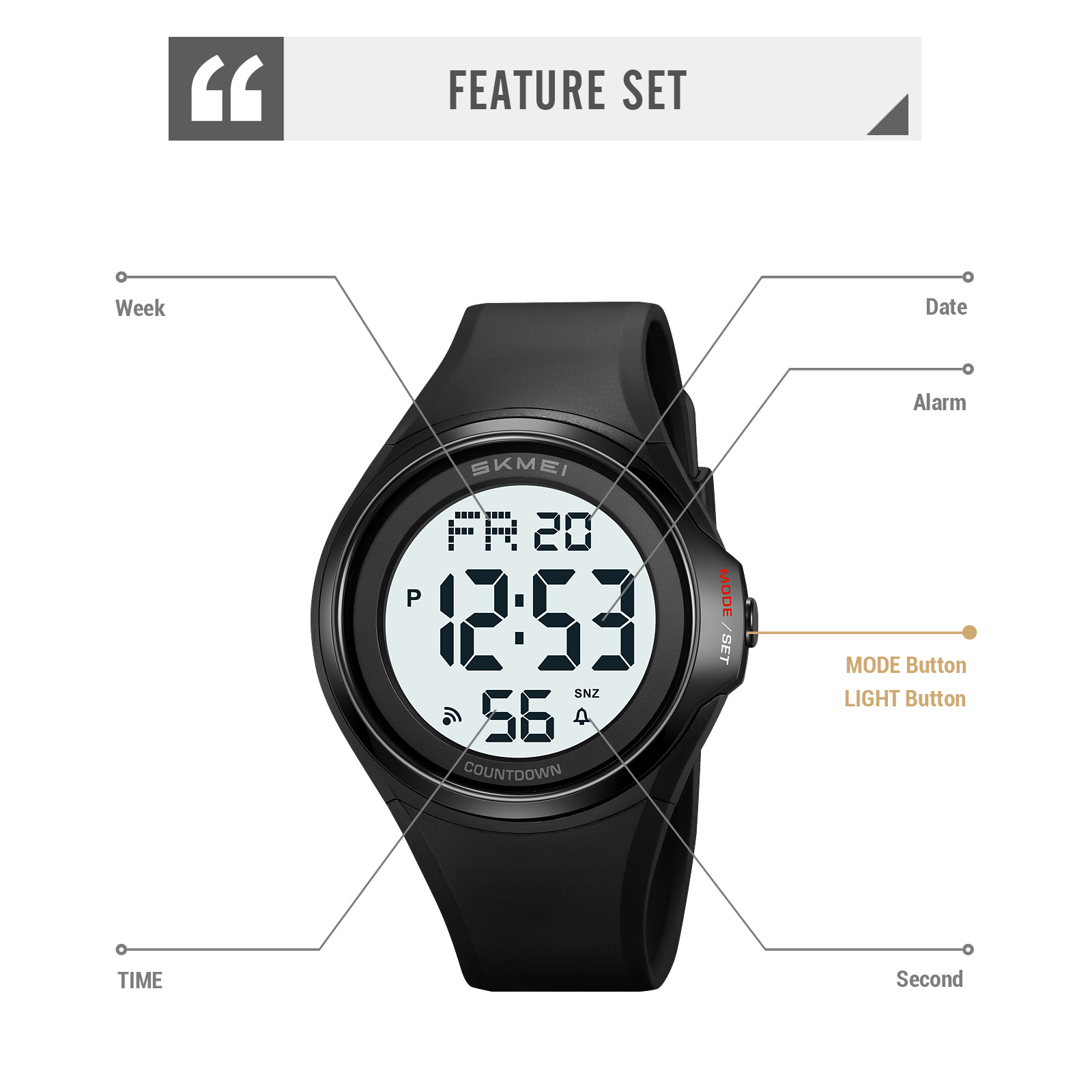 SKMEI 2560 DIGITAL WATCHES