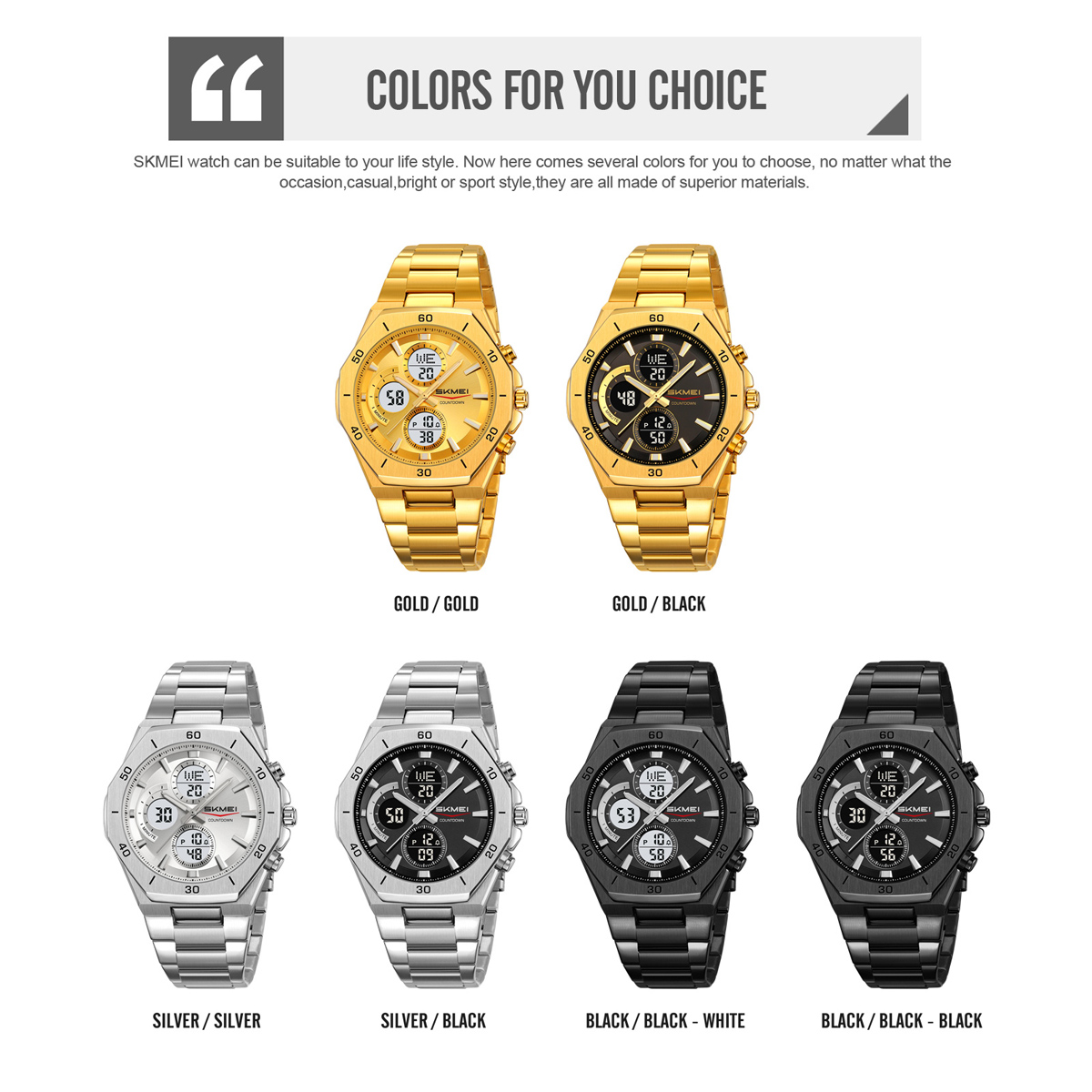 SKMEI 2561 Wholesale High Quality Custom Watch