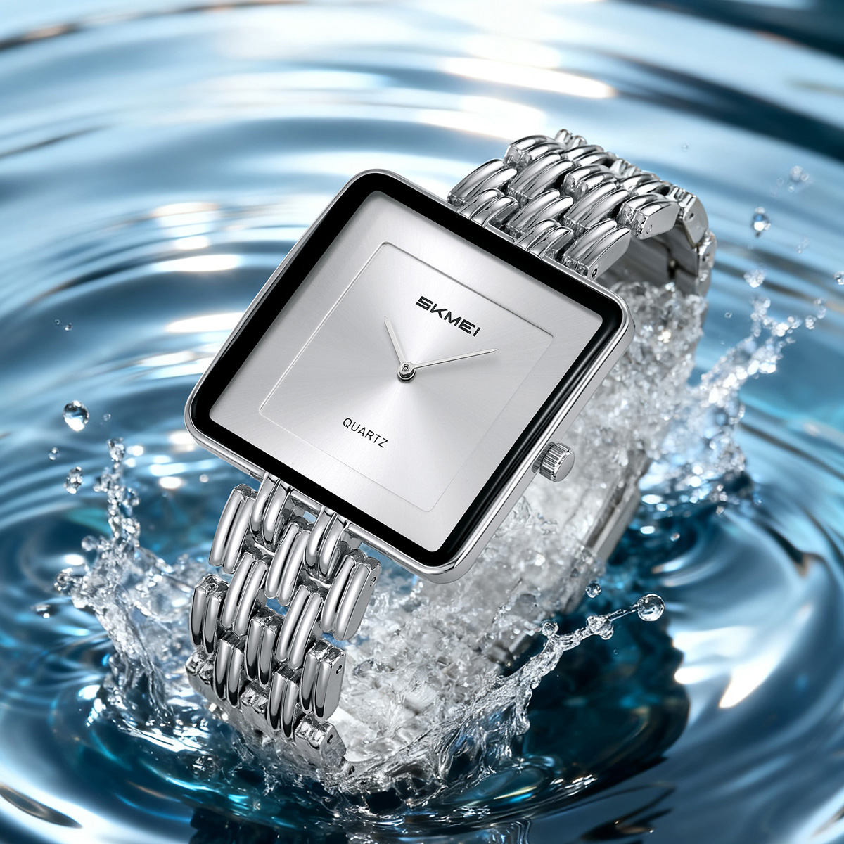 SKMEI 2562 Square Watch for Men And Women Quartz Watch