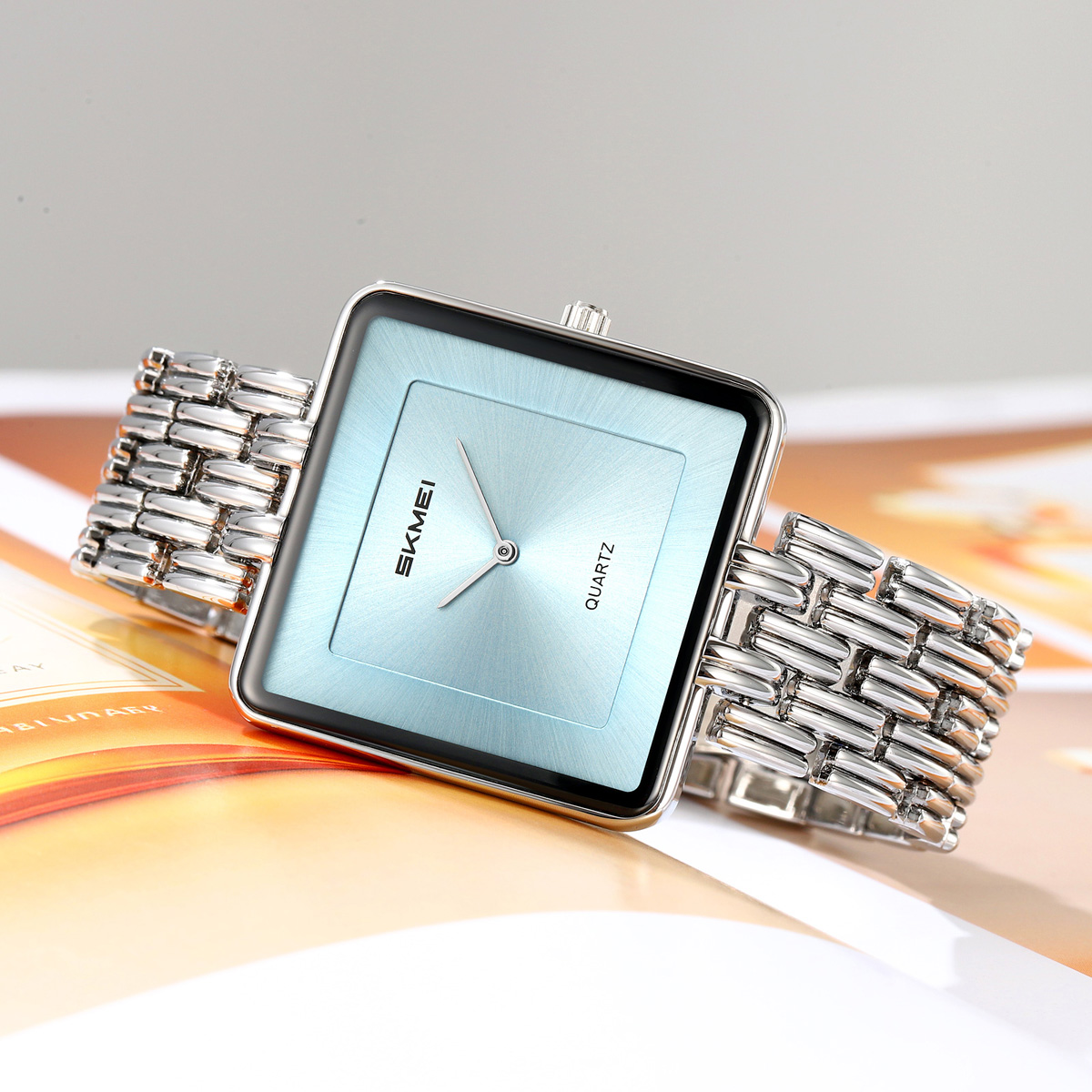 SKMEI 2562 Square Watch for Men And Women Quartz Watch