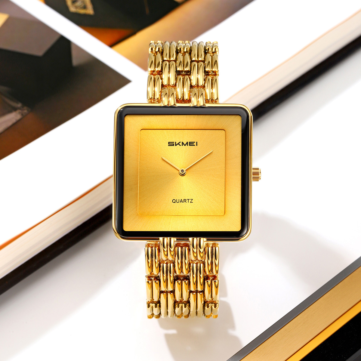 SKMEI 2562 Square Watch for Men And Women Quartz Watch