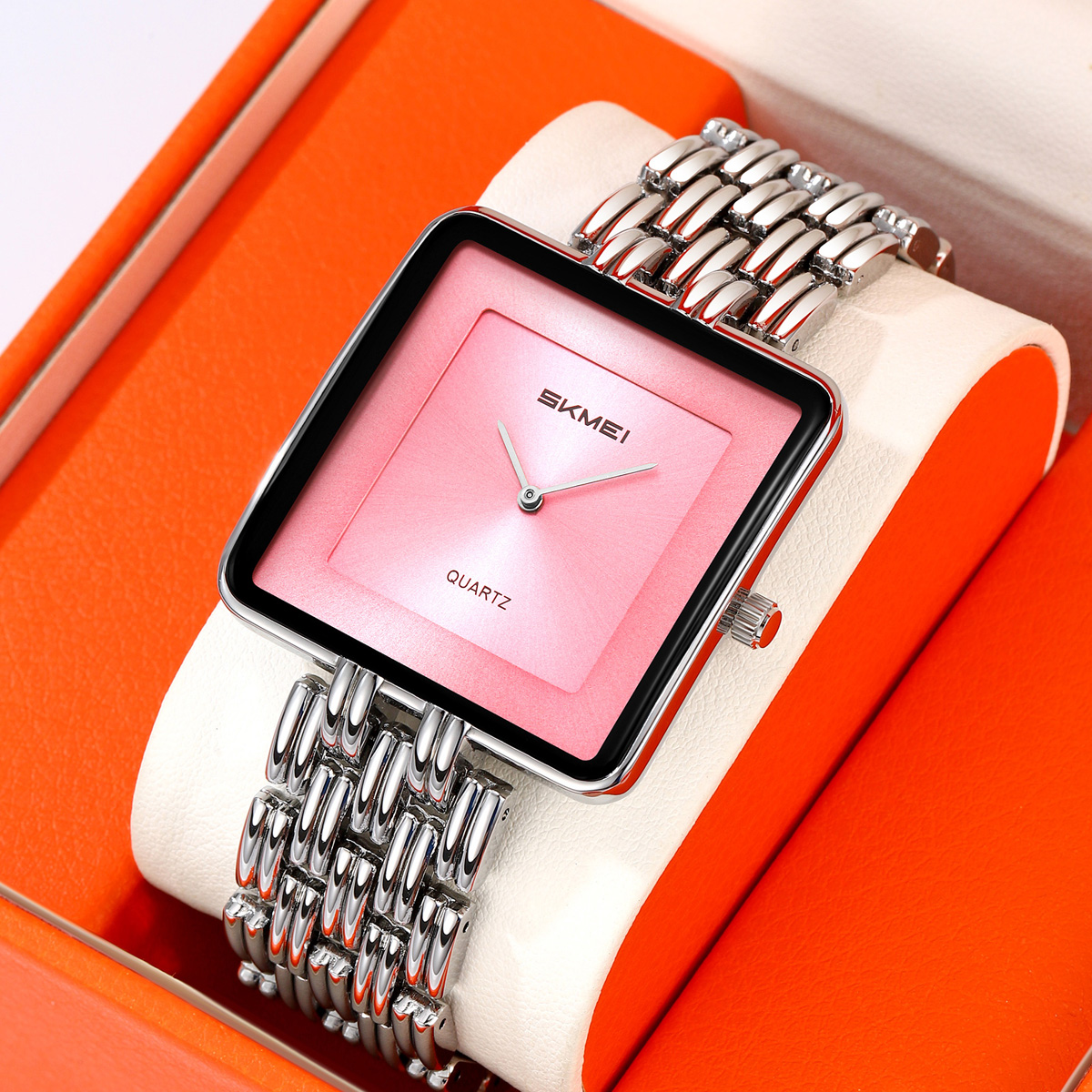 SKMEI 2562 Square Watch for Men And Women Quartz Watch