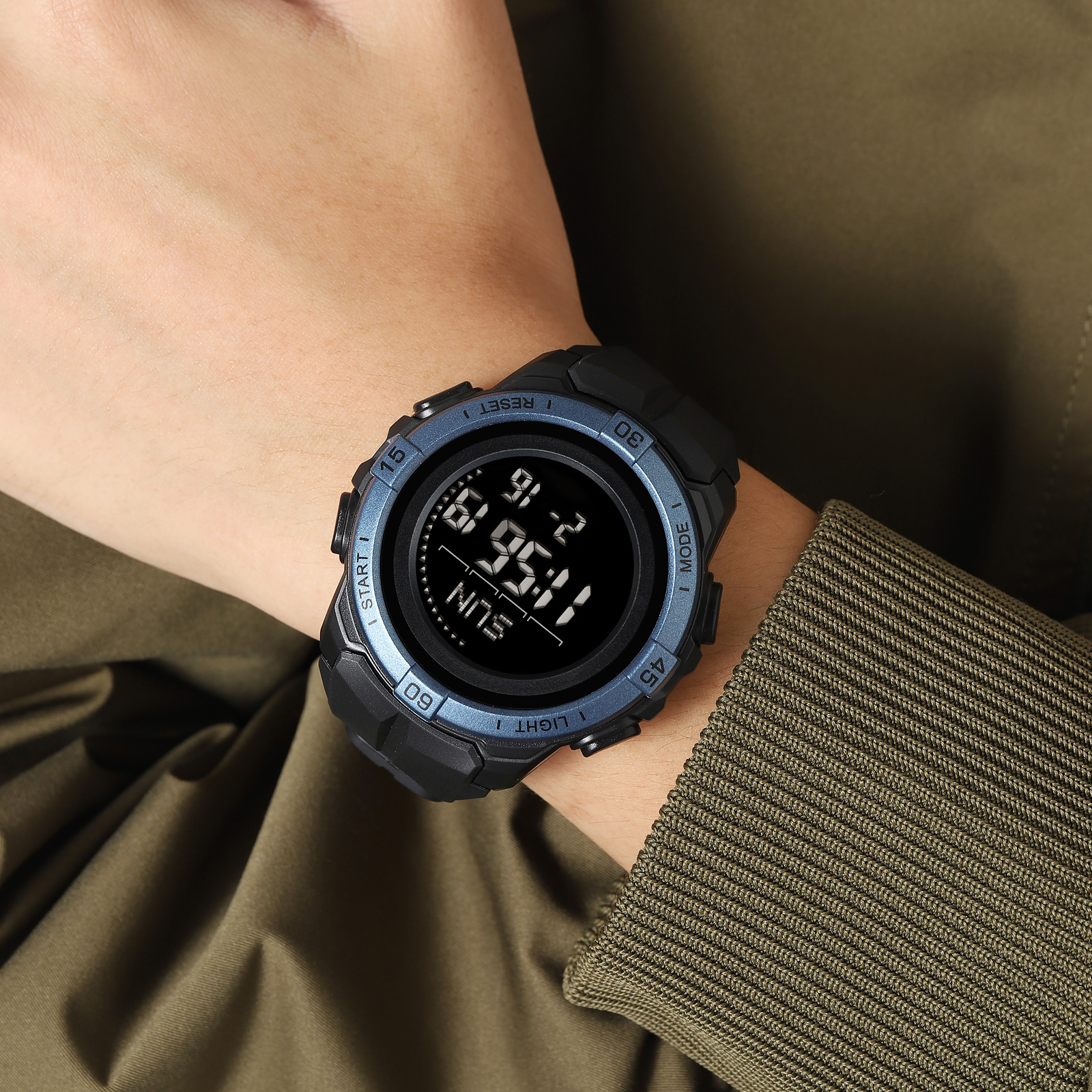 SKMEI 2564  Digital Outdoor 5ATM Compass Pedometer Watch