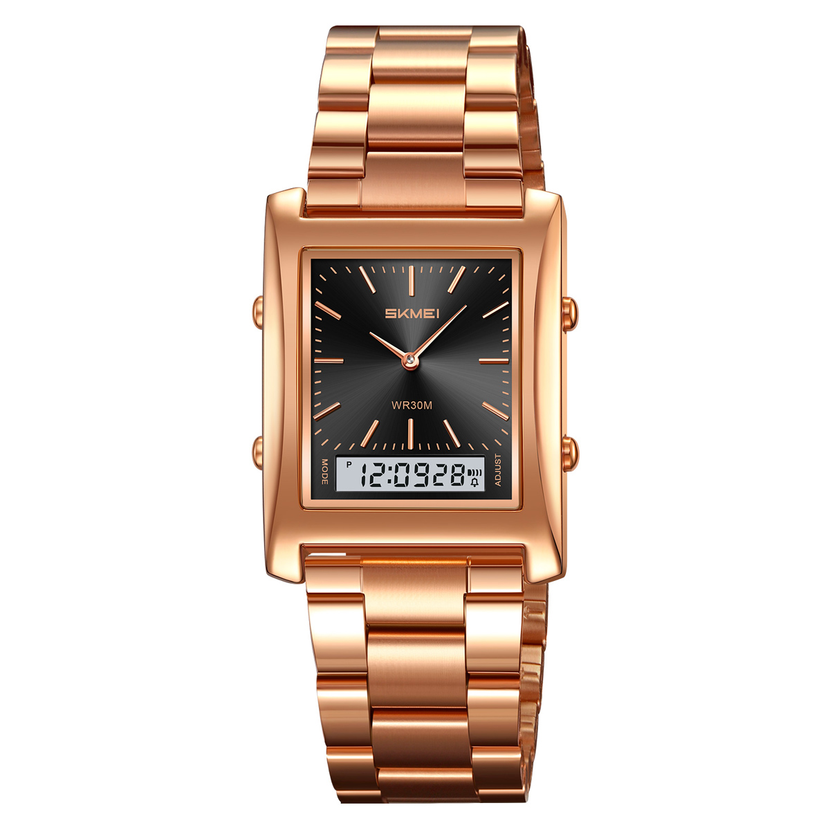 SKMEI 2571 METAL DIGITAL ANGLOG WATCH