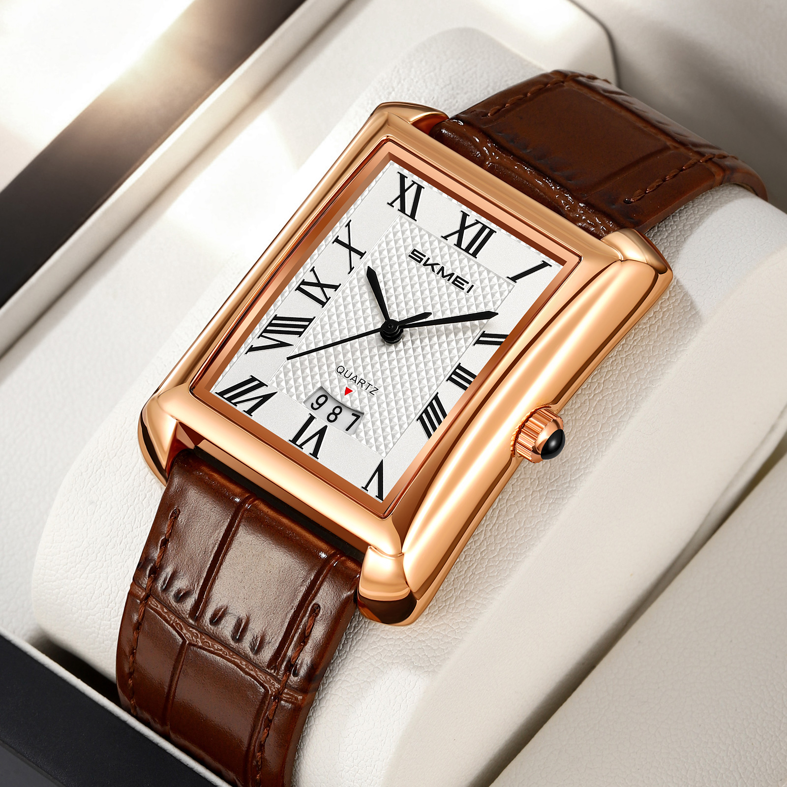 SKMEI 2575 MEN rectangular quartz Watch