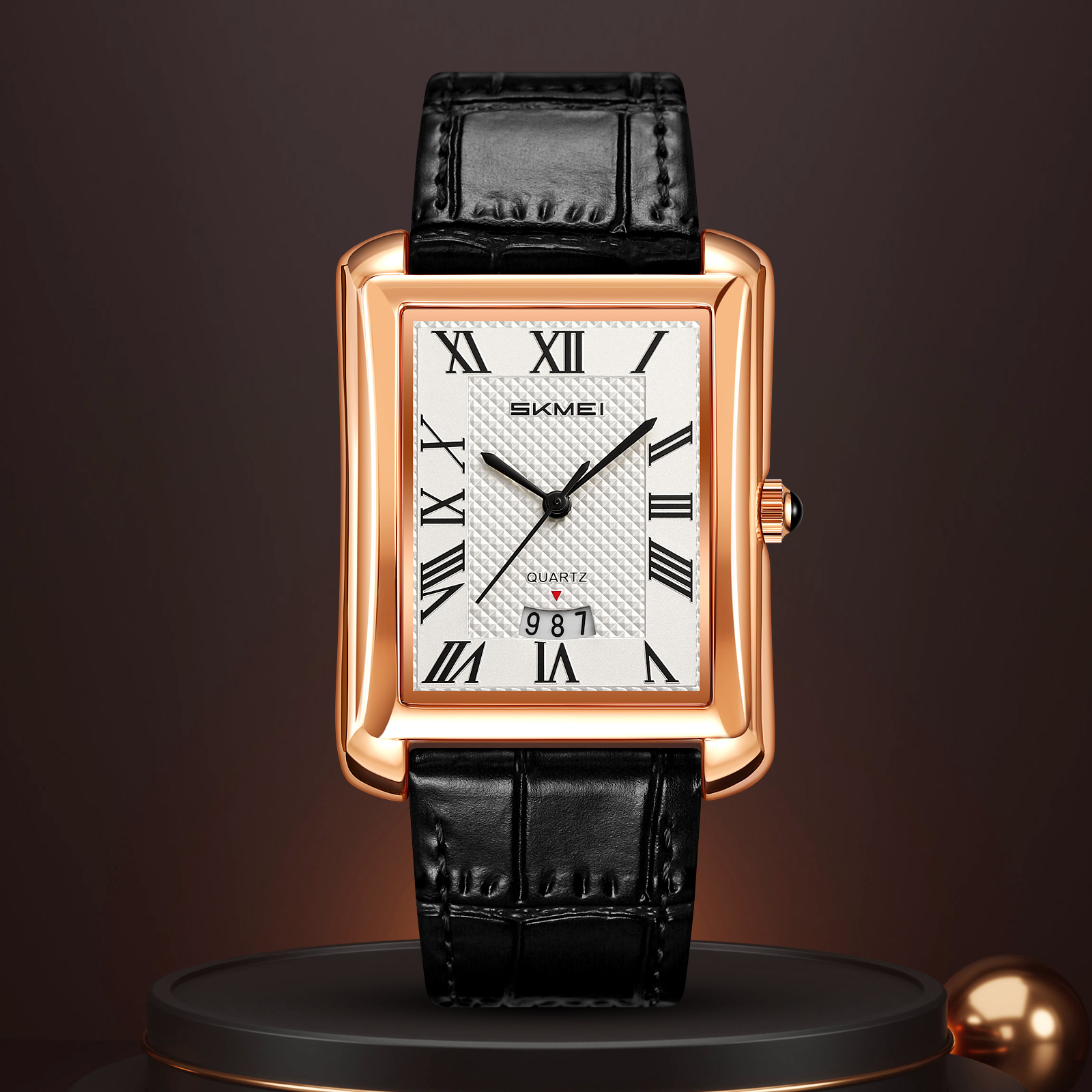 SKMEI 2575 MEN rectangular quartz Watch