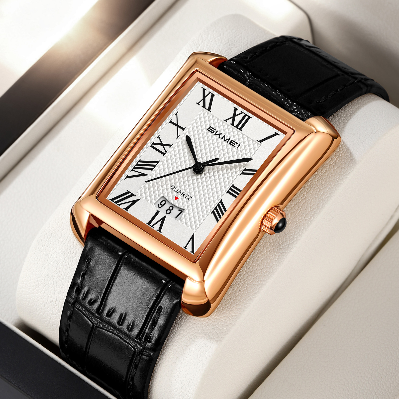 SKMEI 2575 MEN rectangular quartz Watch