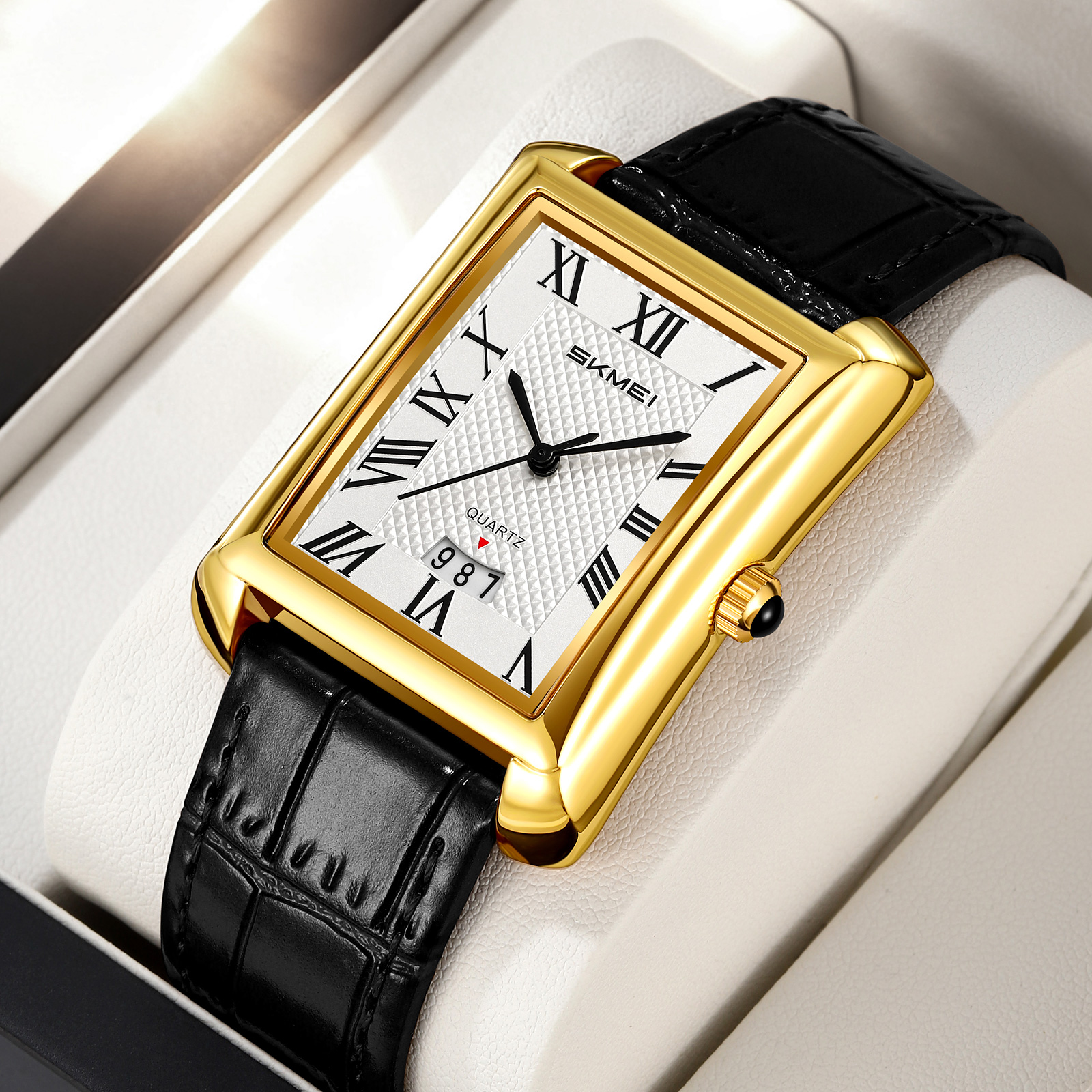 SKMEI 2575 MEN rectangular quartz Watch