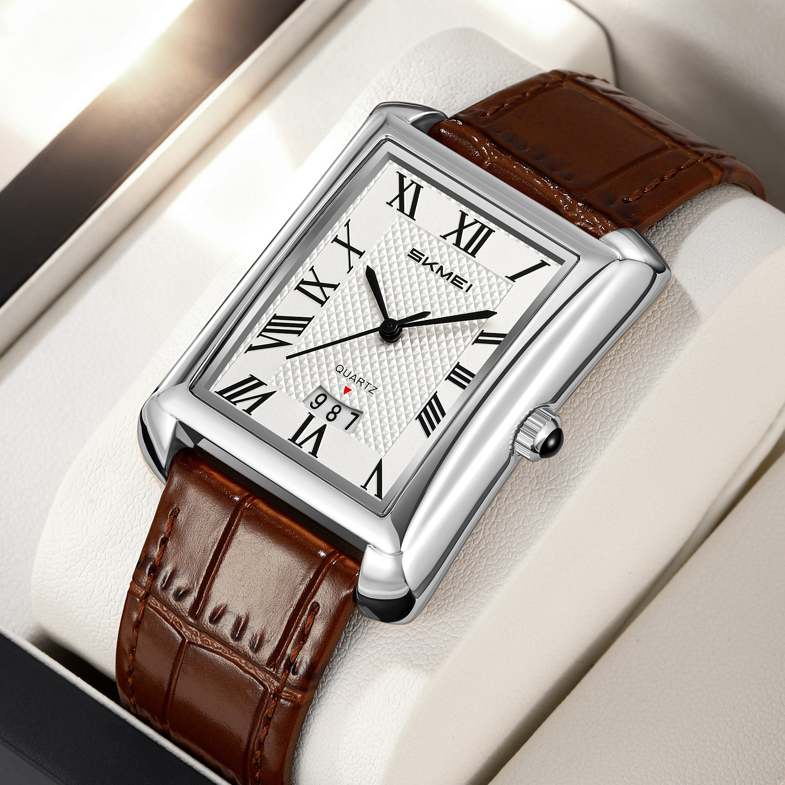 SKMEI 2575 MEN rectangular quartz Watch