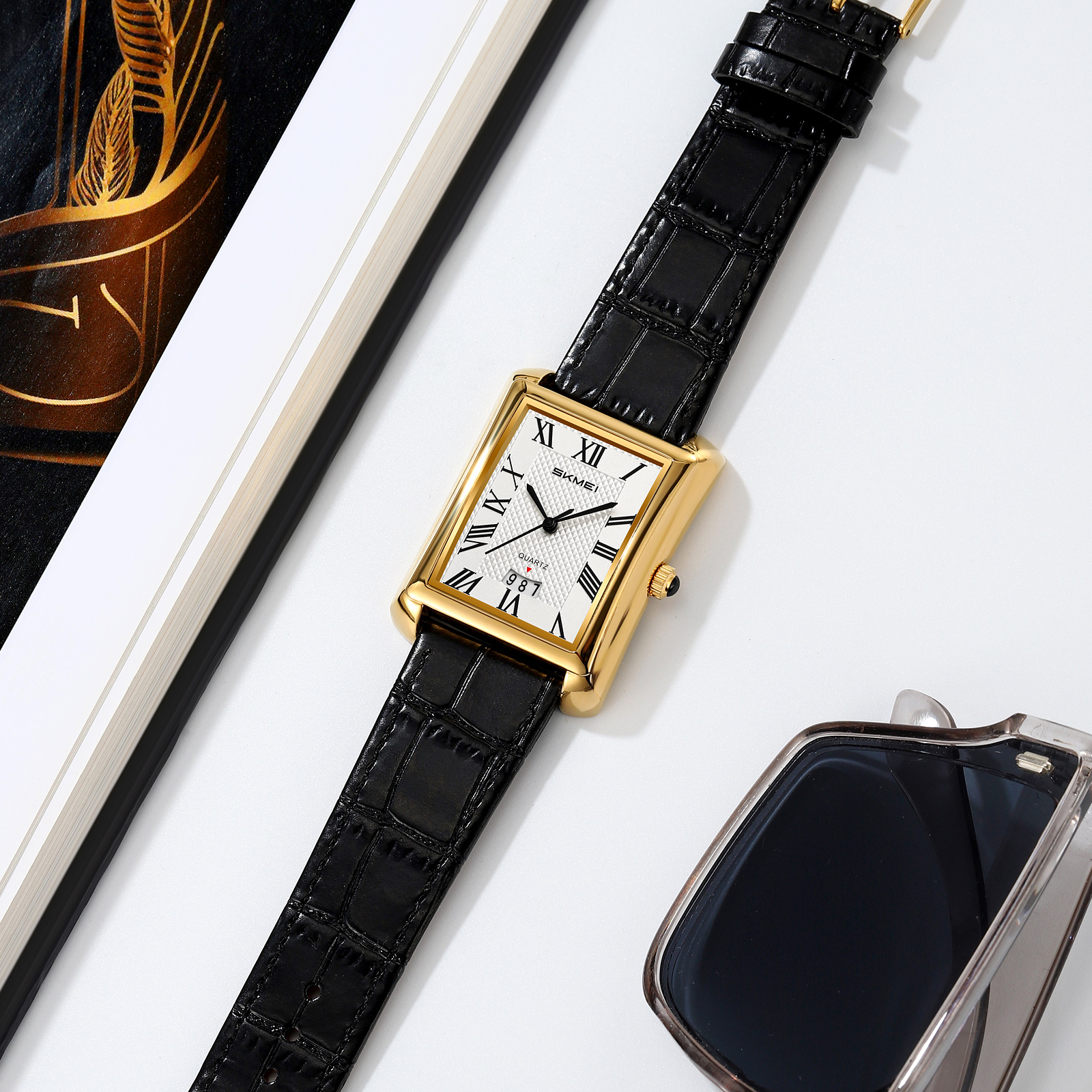 SKMEI 2575 MEN rectangular quartz Watch