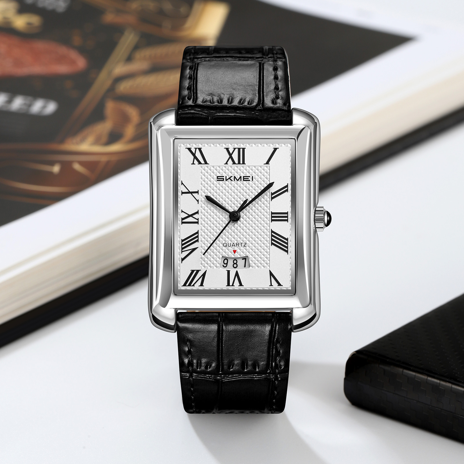 SKMEI 2575 MEN rectangular quartz Watch
