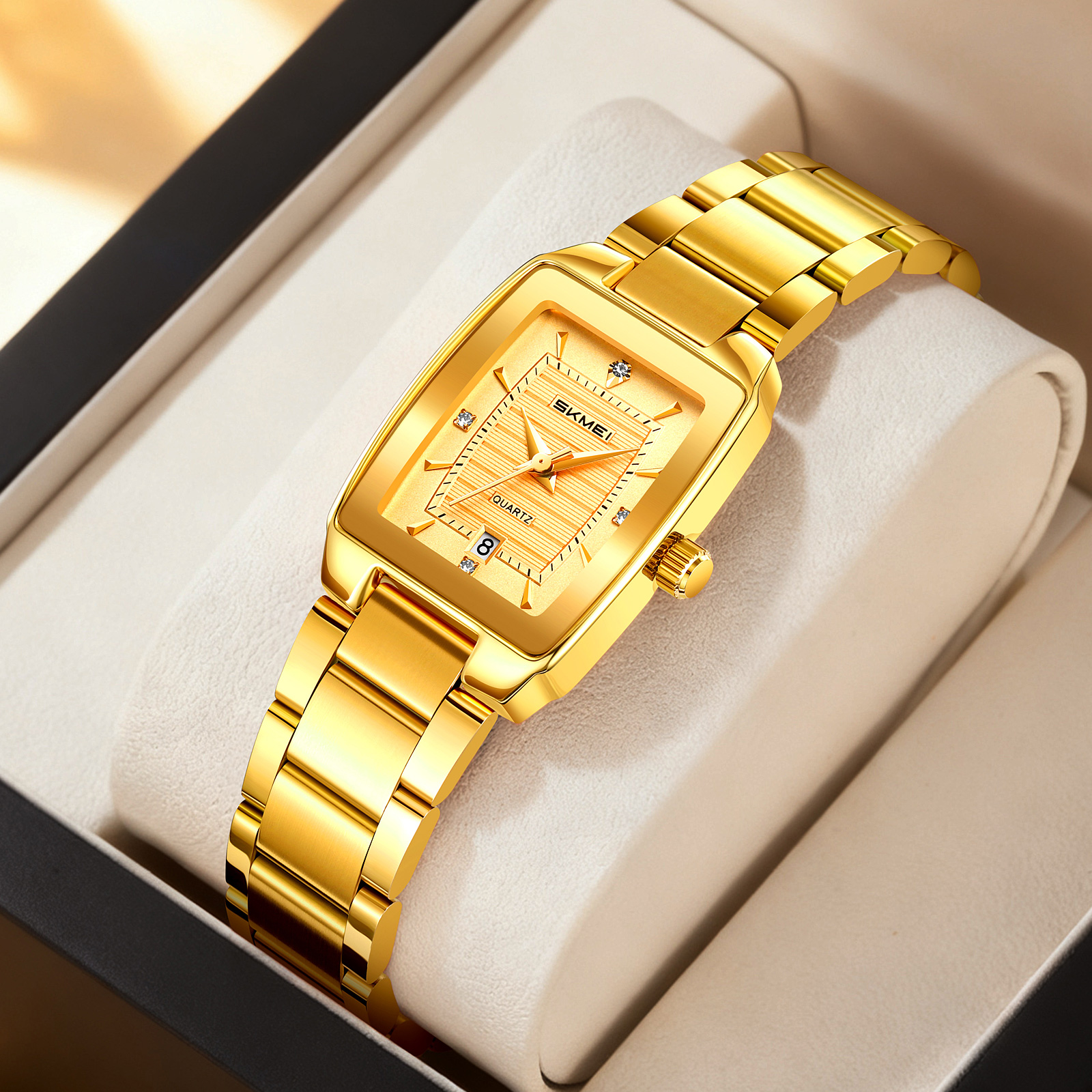 SKMEI 2578 FASHION STEEL WATCH FOR LADY