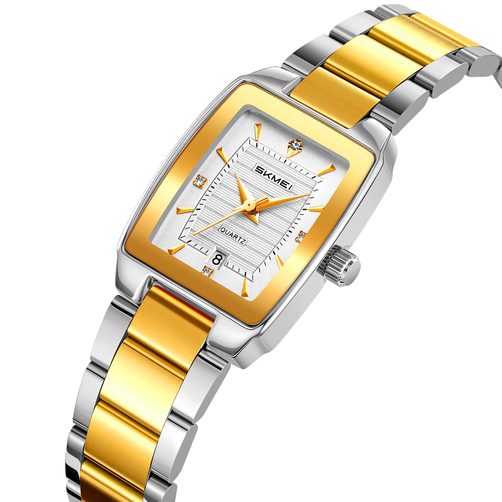 SKMEI 2578 FASHION STEEL WATCH FOR LADY