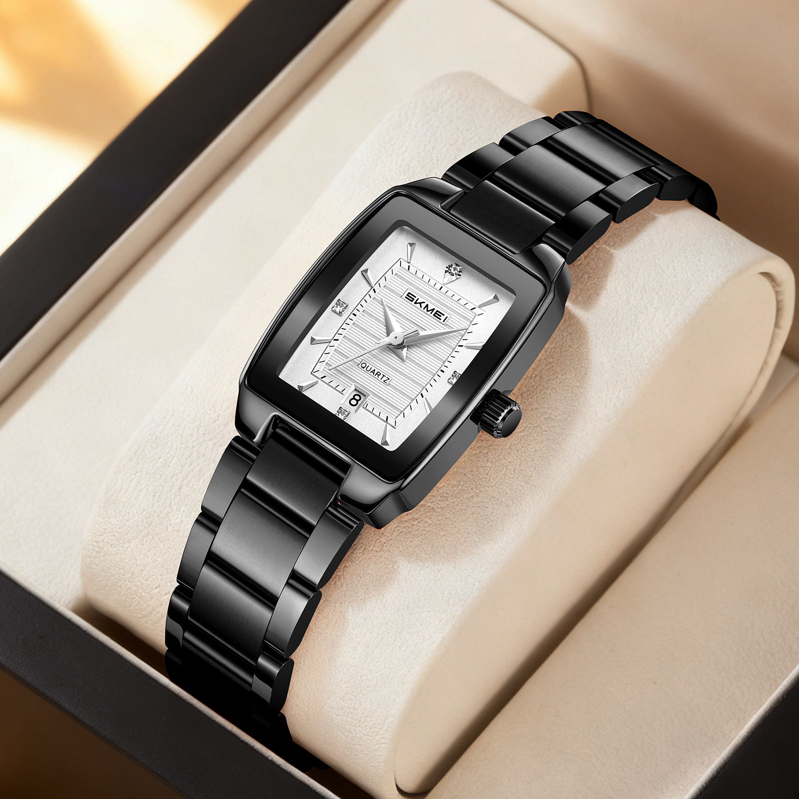 SKMEI 2578 FASHION STEEL WATCH FOR LADY