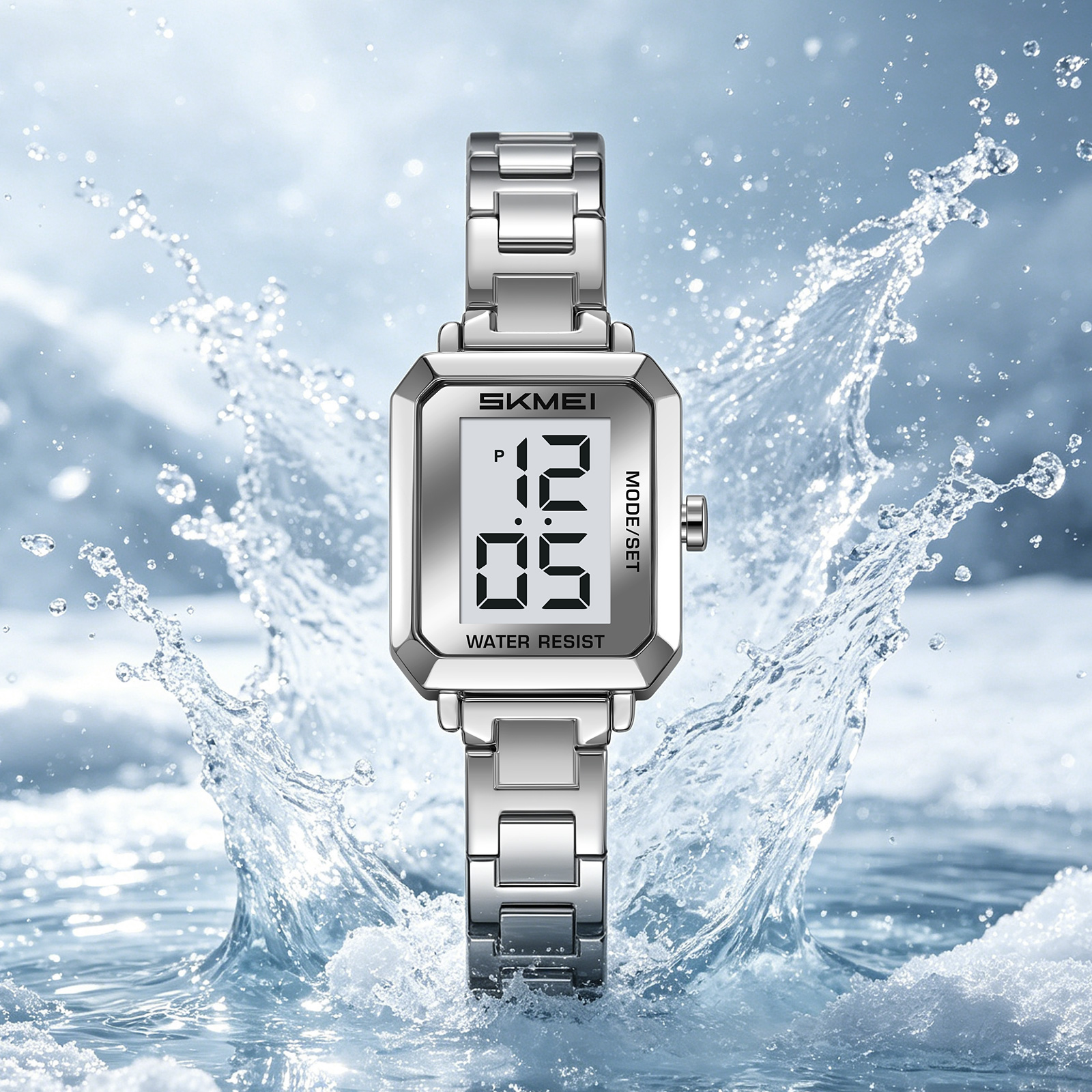 SKMEI 2581 METAL FEMALE DIGITAL WATCH WHOLESALE
