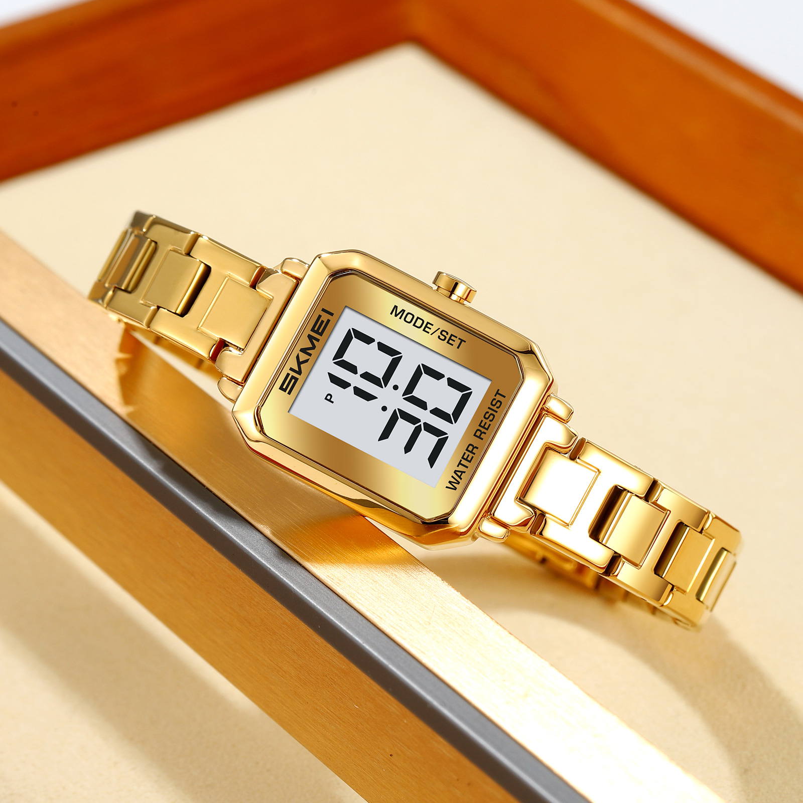 SKMEI 2581 METAL FEMALE DIGITAL WATCH WHOLESALE