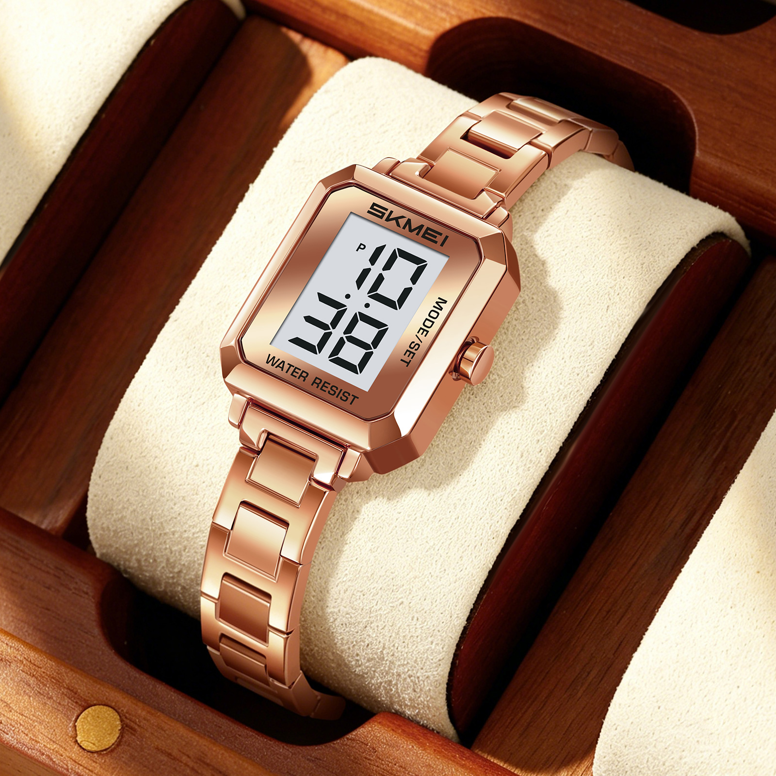 SKMEI 2581 METAL FEMALE DIGITAL WATCH WHOLESALE
