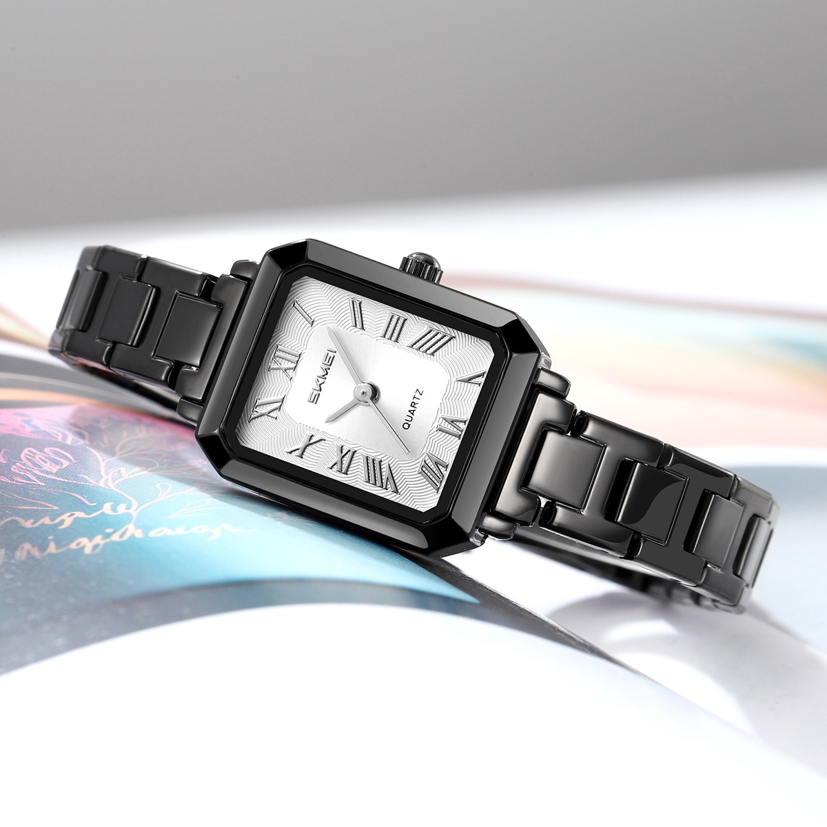 SKMEI 2582 STEEL LADY WATCH