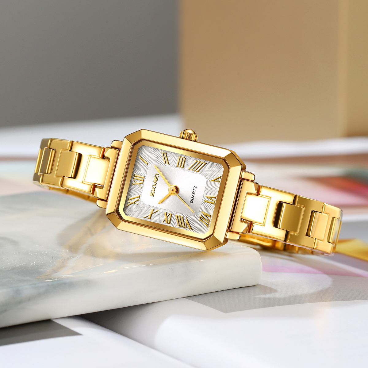 SKMEI 2582 STEEL LADY WATCH