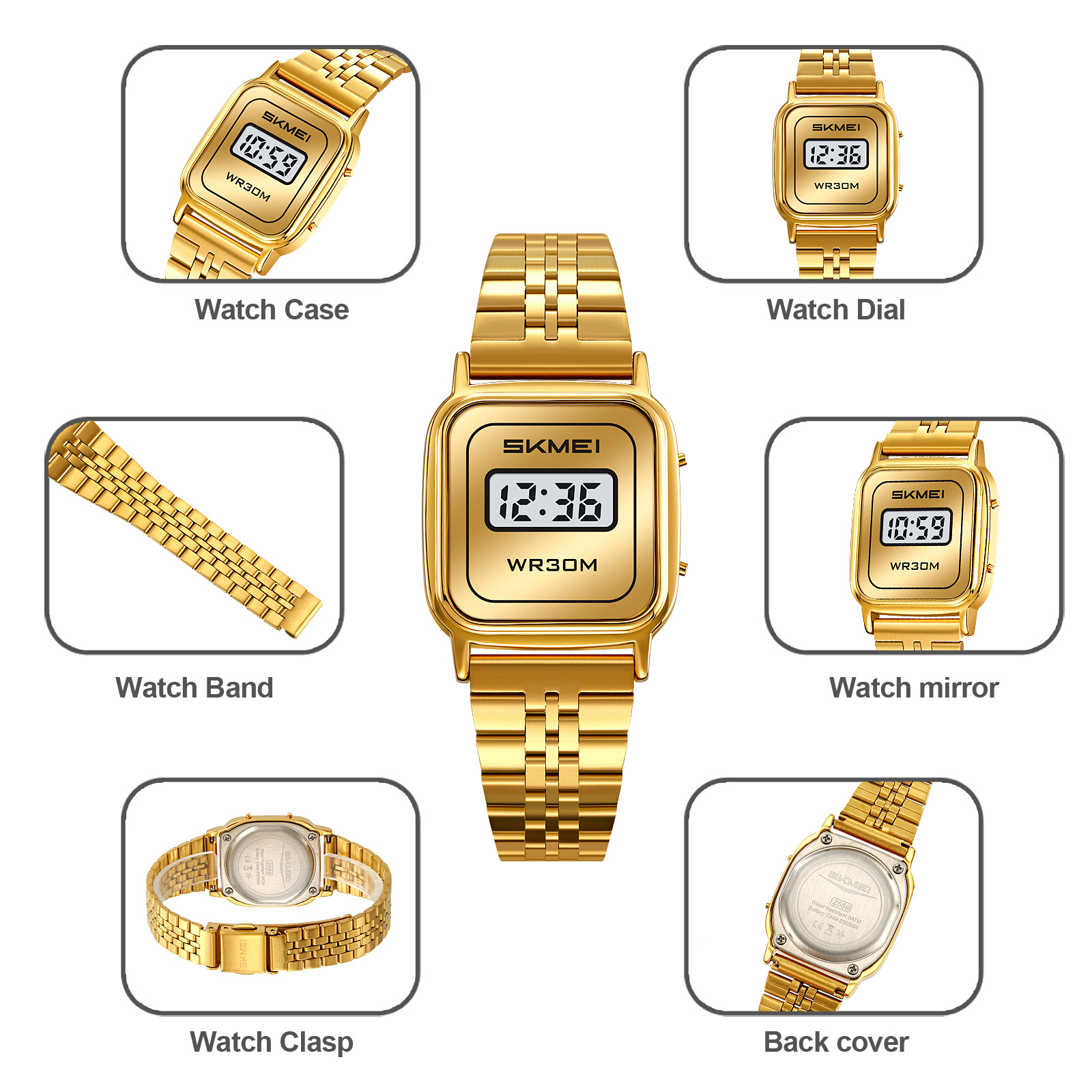 SKMEI 2589 LADY DIGITAL WATCH WHOLESALER