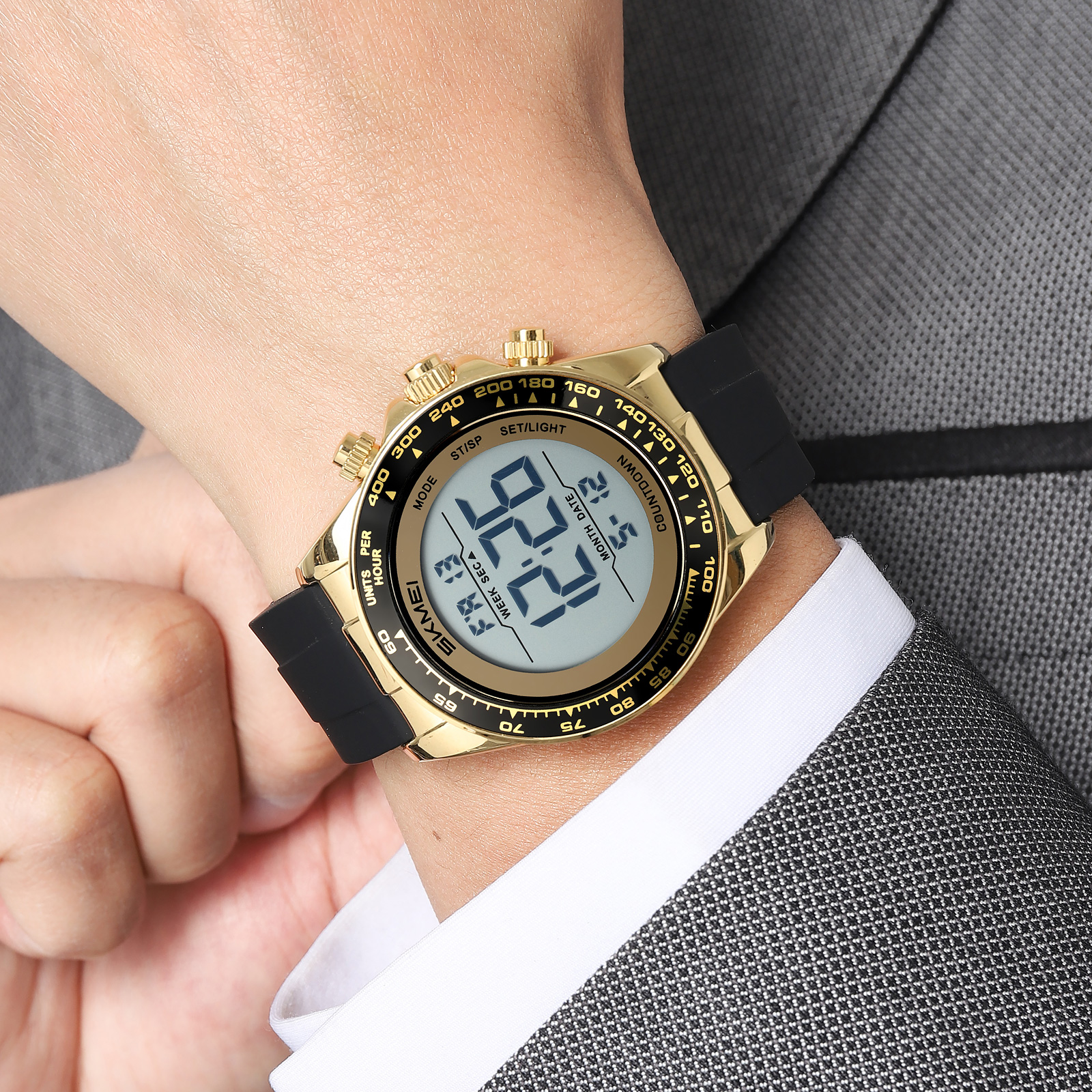 SKMEI Model 2592 Sporty Chronograph Digital Watches