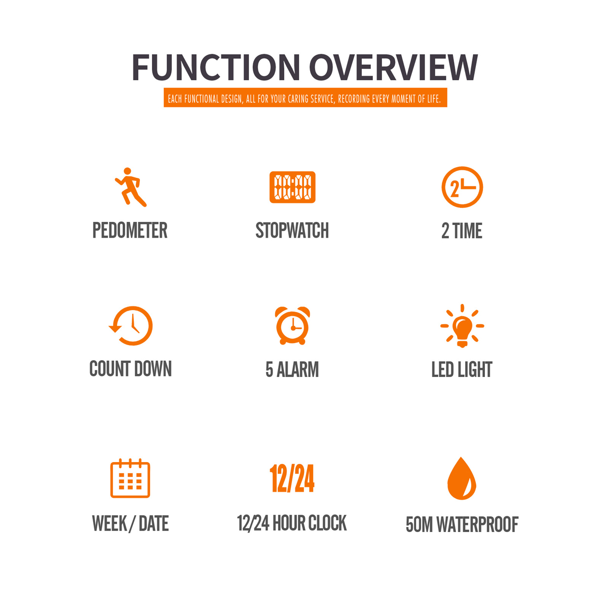 SKMEI 2596 ELECTRONIC DIGITAL WATCH