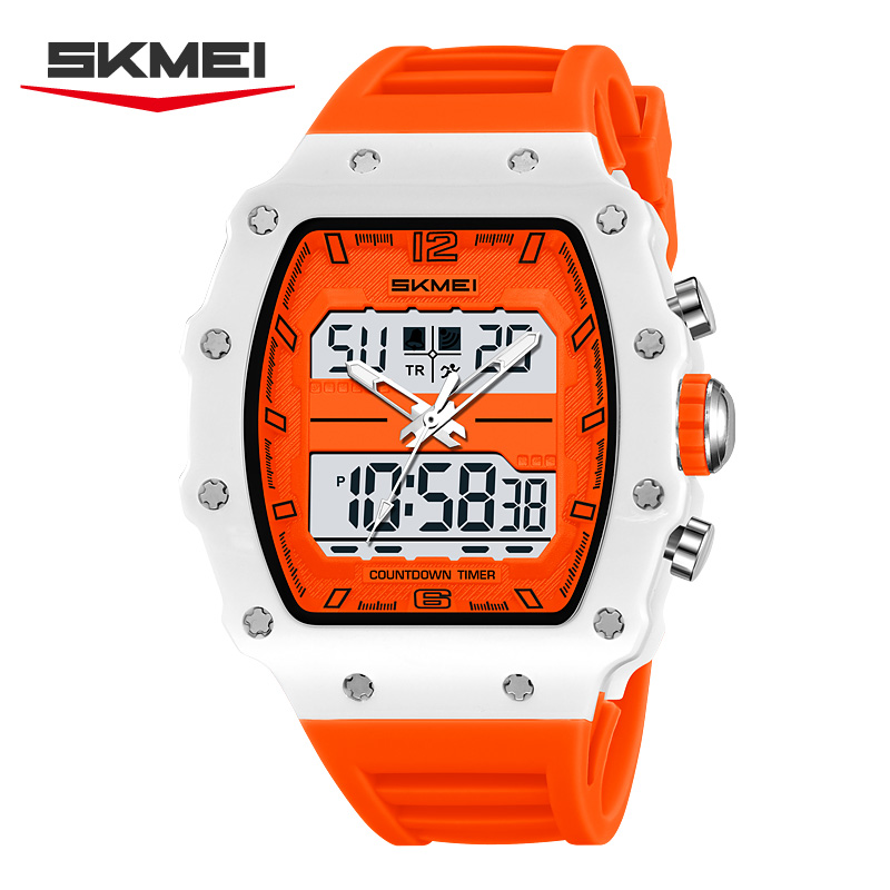 2600 SKMEI Men Dual Display Square Sport Watch