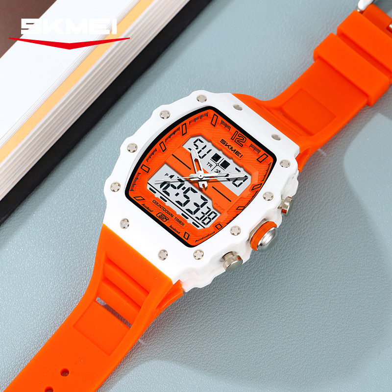 2600 SKMEI Men Dual Display Square Sport Watch