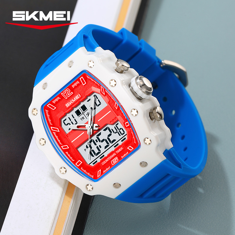 2600 SKMEI Men Dual Display Square Sport Watch