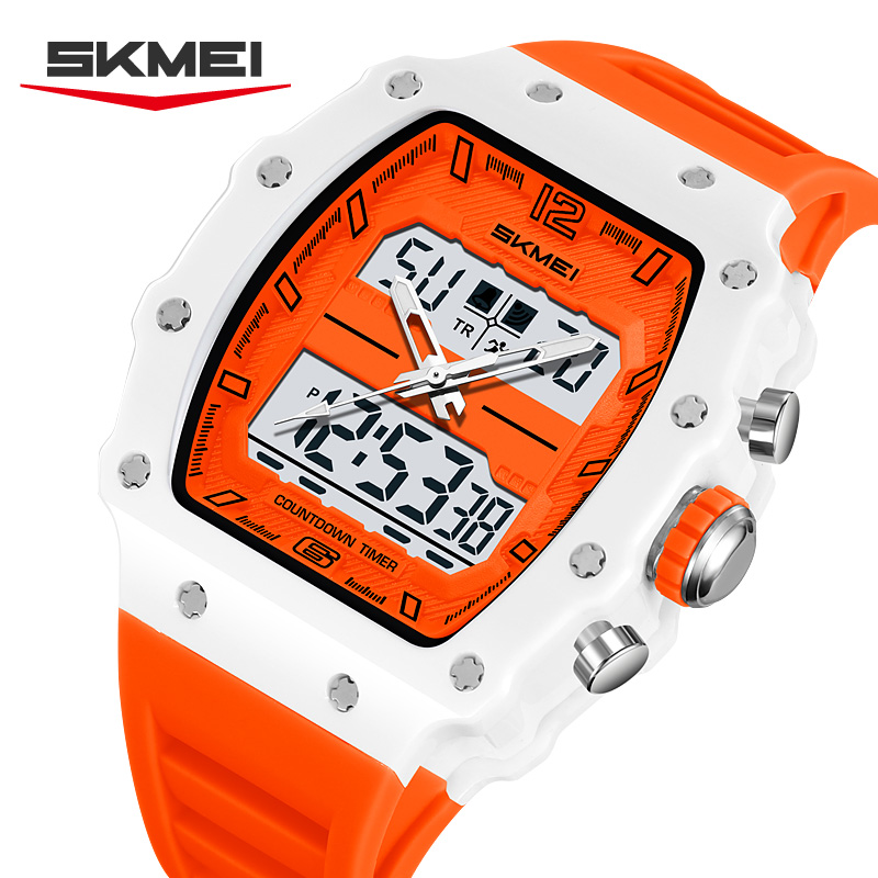 2600 SKMEI Men Dual Display Square Sport Watch