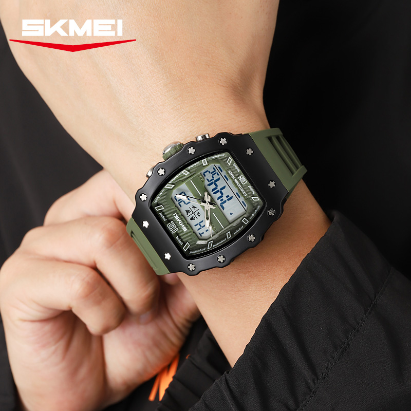 2600 SKMEI Men Dual Display Square Sport Watch